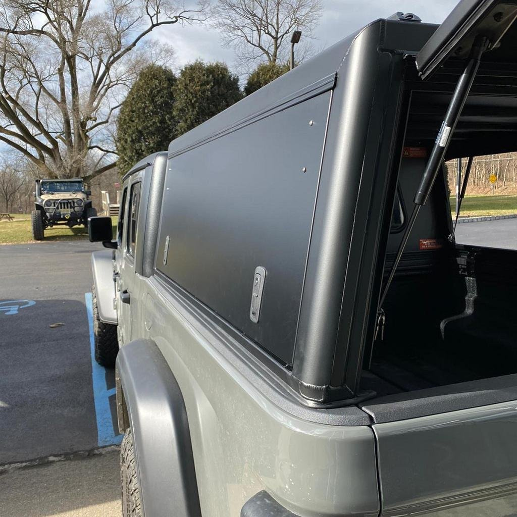 Davanzali Protettivi In Plastica Per Jeep Gladiator 2019-2022 – Set 4 Pezzi Con Adesivo 3M, Nero