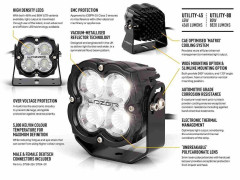 Přídavné Světlo LAZER Utility-80 Gen2 ADR s držákem Slimline (8)