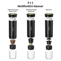CARCLEVER Cestovní kávovar na espresso 3v1 (2)