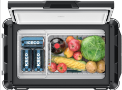 Iceco VL45PLUS Kompresorová lednice, Černá (1)