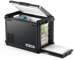 Iceco VL45PLUS Kompresorová lednice, Černá (4)