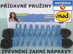 Zátěžové pružiny Nissan Navara D23 - Double Cab - zadní náprava - přídavné pružiny (1)